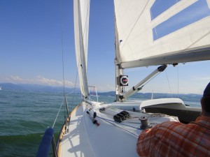 Stine auf Bodensee - gegen Abend